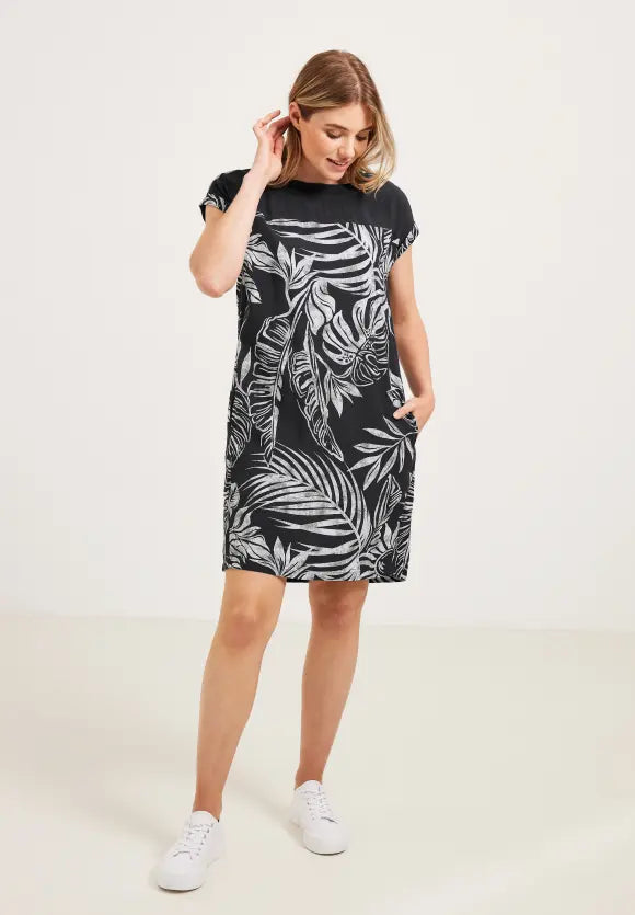 143597- Print Mix Dress - Cecil