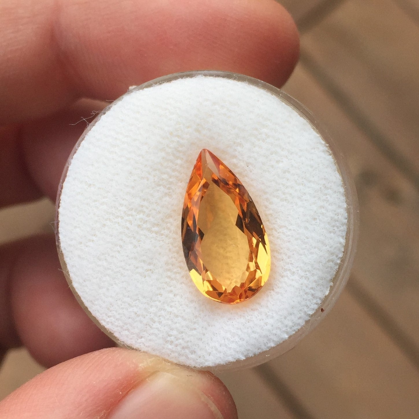 4.25 CT IMPERIAL TOPAZ TEARDROP