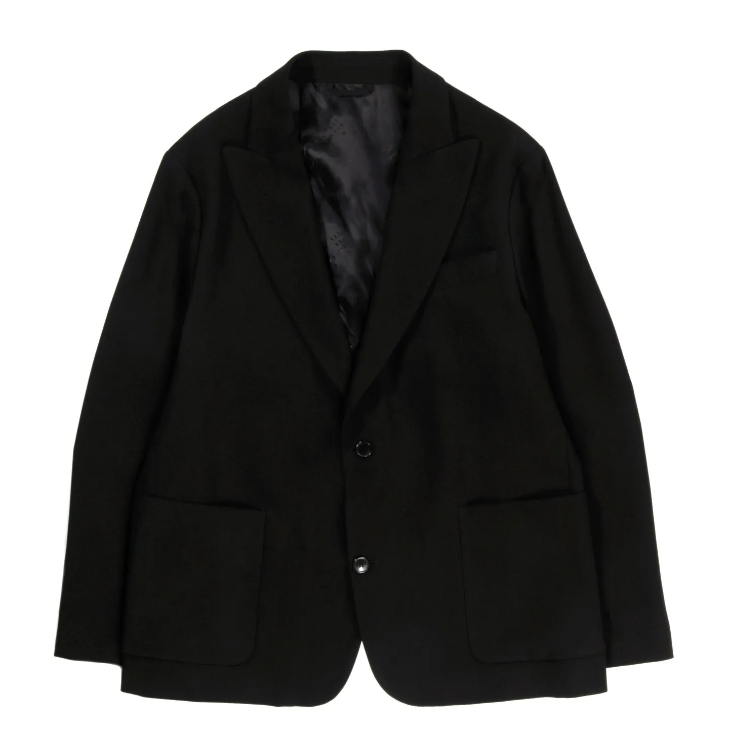 4SDESIGNS OPEN PL BLAZER 10OZ. BLACK VISCOSE / POLY TWILL