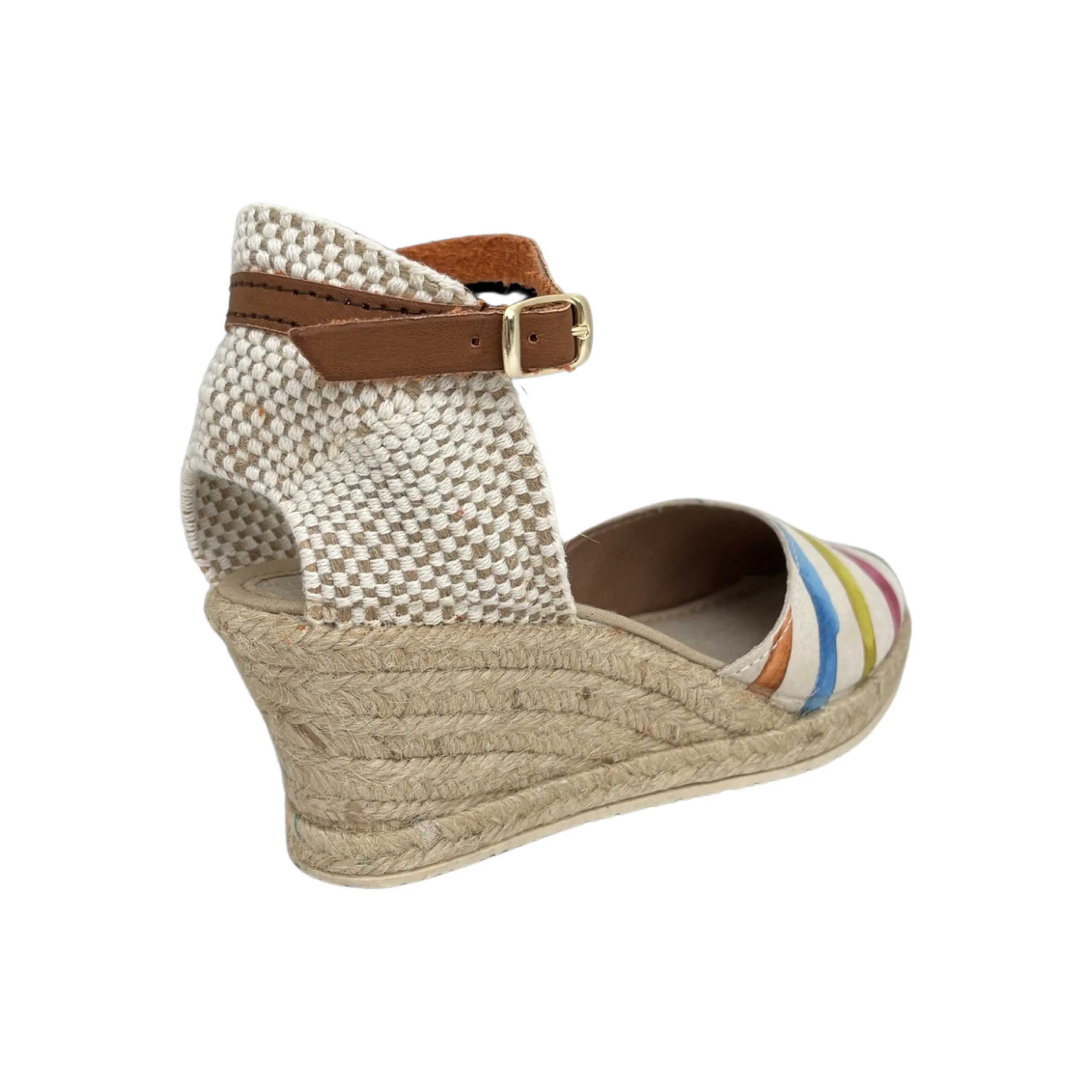 5N50-21 Beige/Multi Espadrille