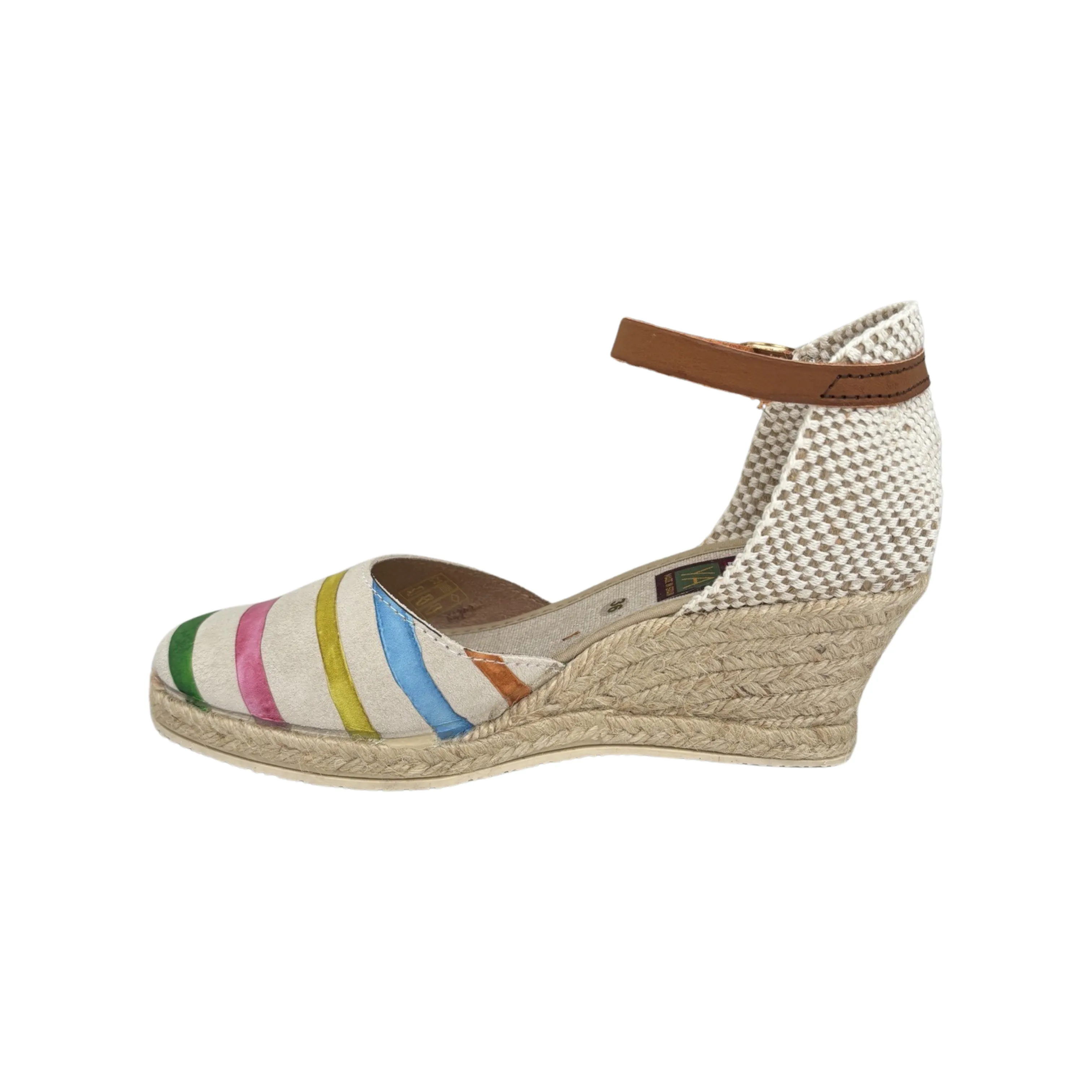 5N50-21 Beige/Multi Espadrille