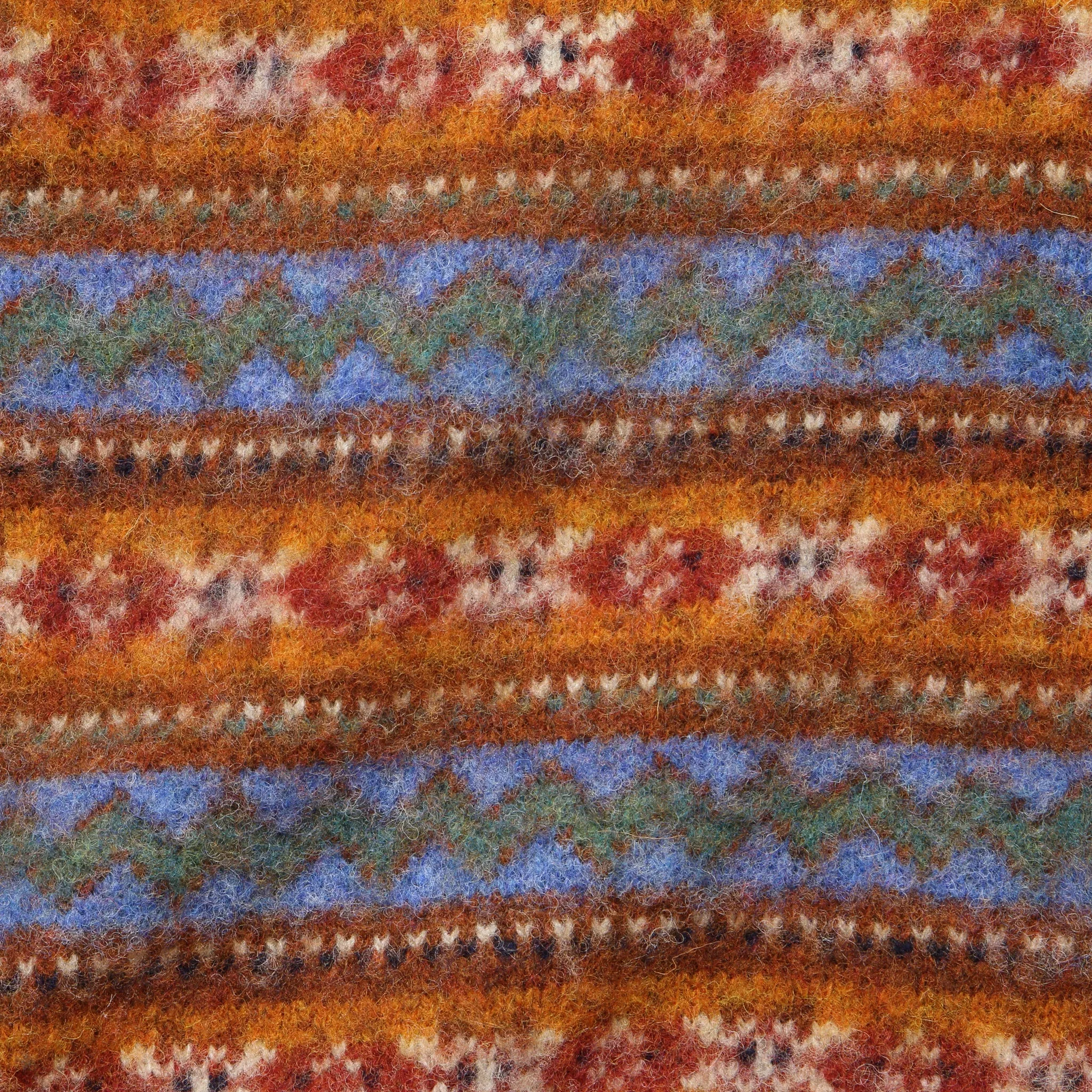 A Day In The Wool Fairisle Crew Sweater - Rustic