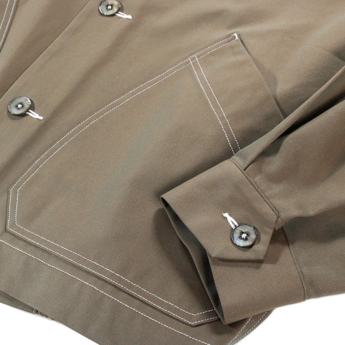 A.B. UNIFORM TRENCH JACKET OLIVE