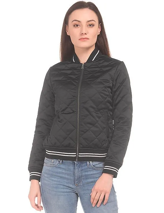 Aeropostale Quilted Bomber Jacket