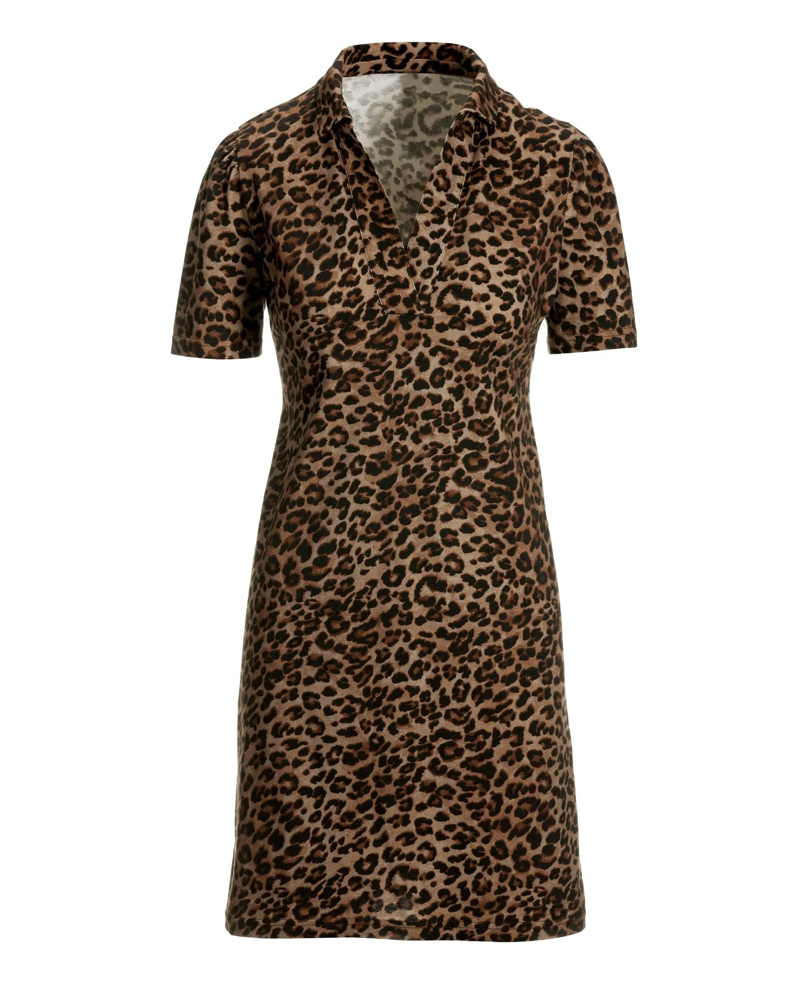 Animal Casual Polo Dress Multi