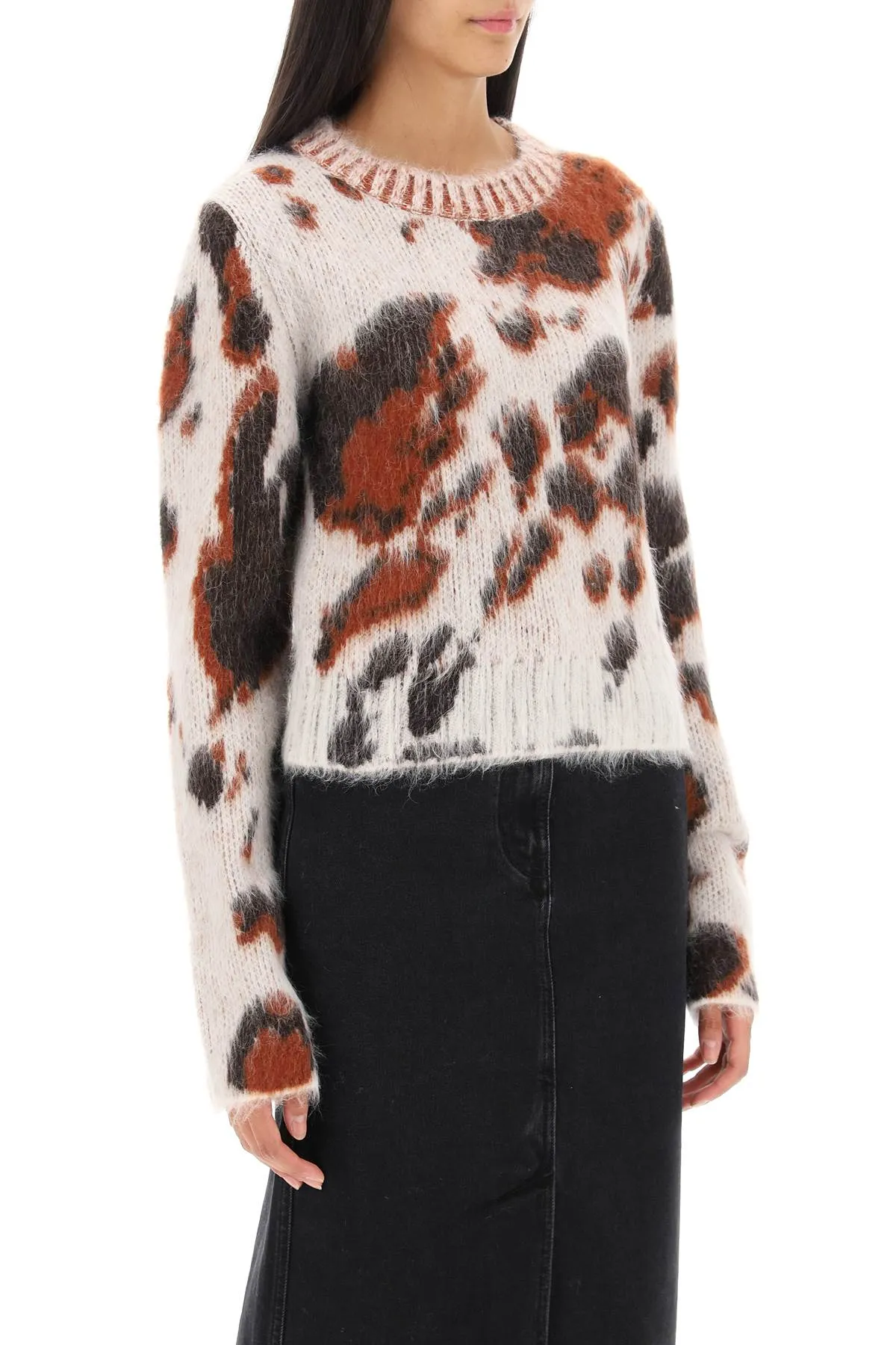 Appaloosa Cropped Jacquard Sweater