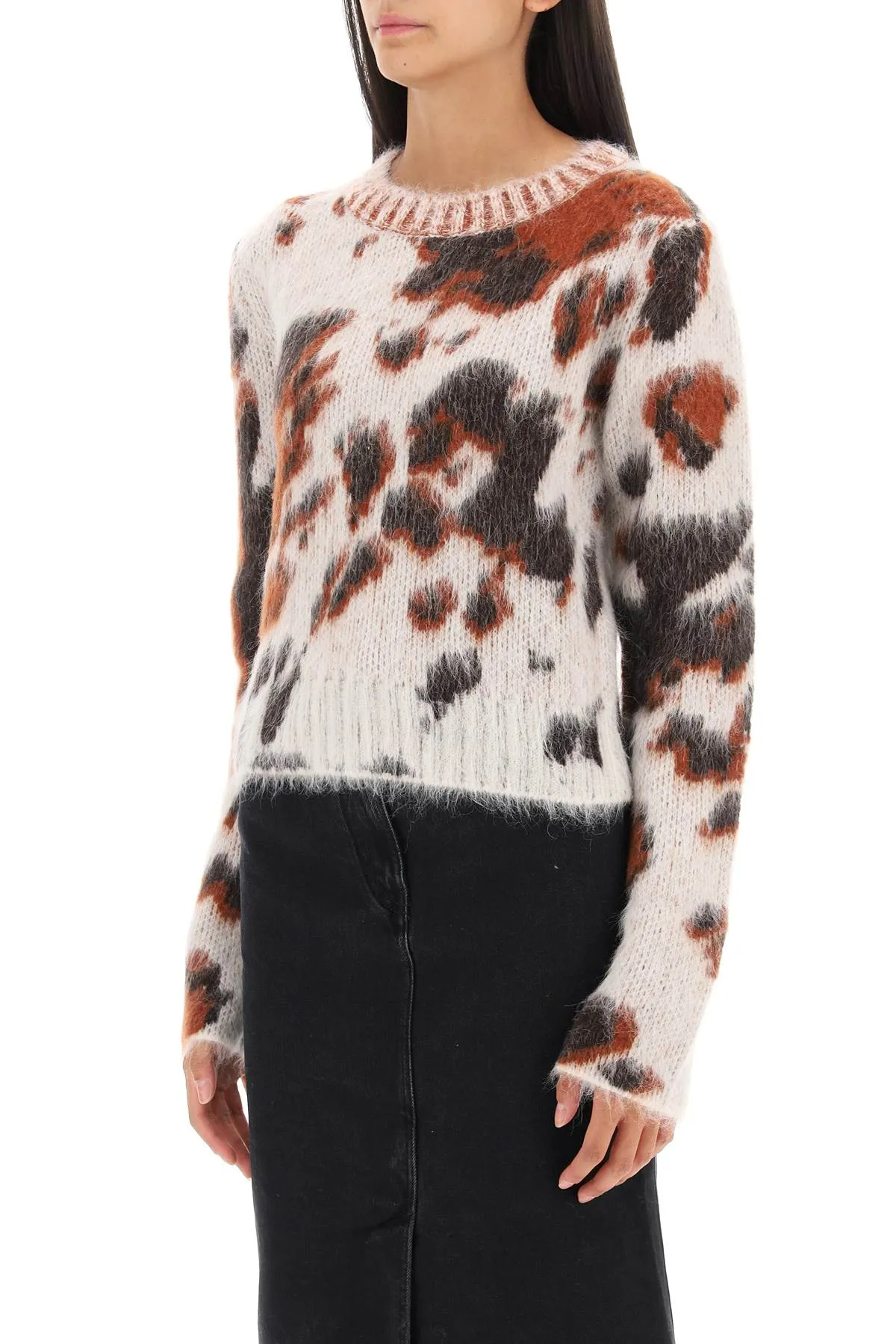 Appaloosa Cropped Jacquard Sweater