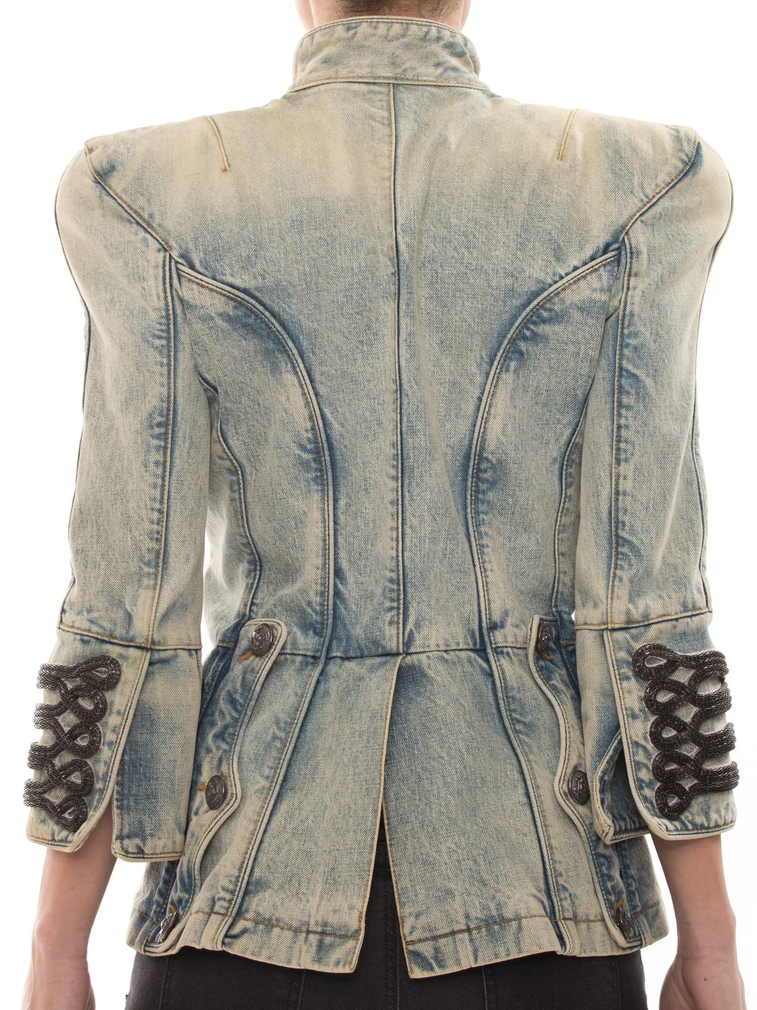 Balmain Military Denim Jacket