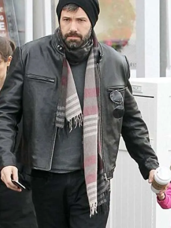 Ben Affleck Black Leather Jacket - New American Jackets