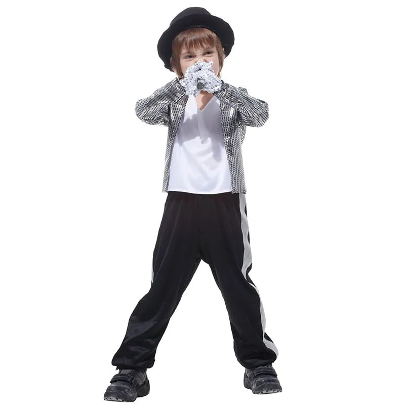 Birthday Cosplay Costume Kids Superstar Singer Dance Suits For Halloween Cosplay Mujer Party Dress Boys Children