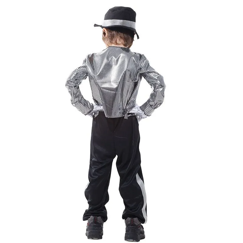 Birthday Cosplay Costume Kids Superstar Singer Dance Suits For Halloween Cosplay Mujer Party Dress Boys Children