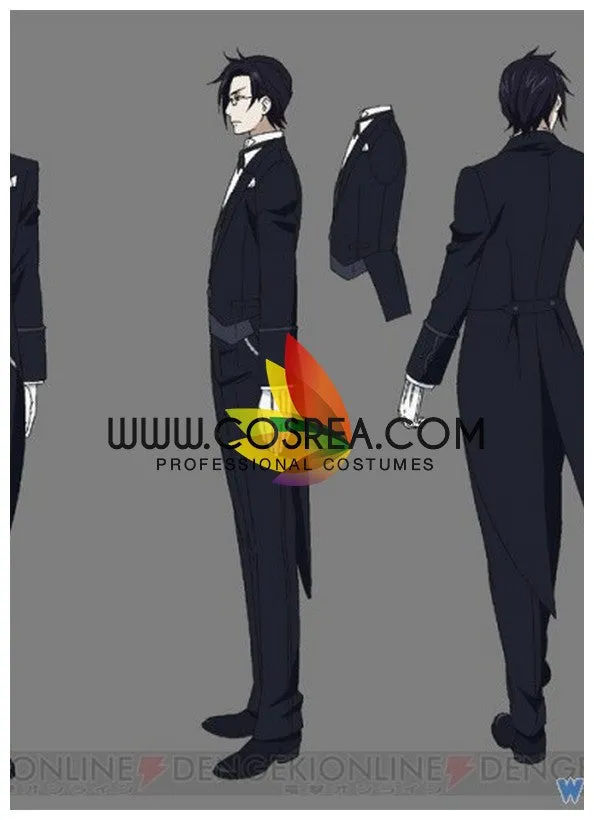 Black Butler Kuroshitsuji Claude Faustus Cosplay Costume