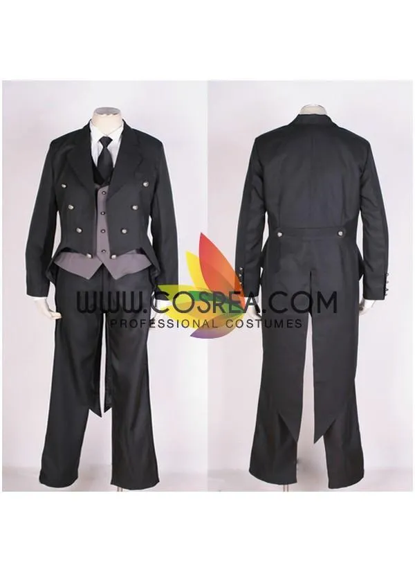 Black Butler Kuroshitusji Sebastian Tuxedo Cosplay Costume