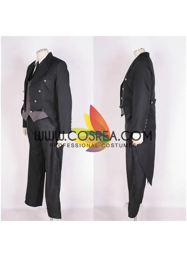 Black Butler Kuroshitusji Sebastian Tuxedo Cosplay Costume