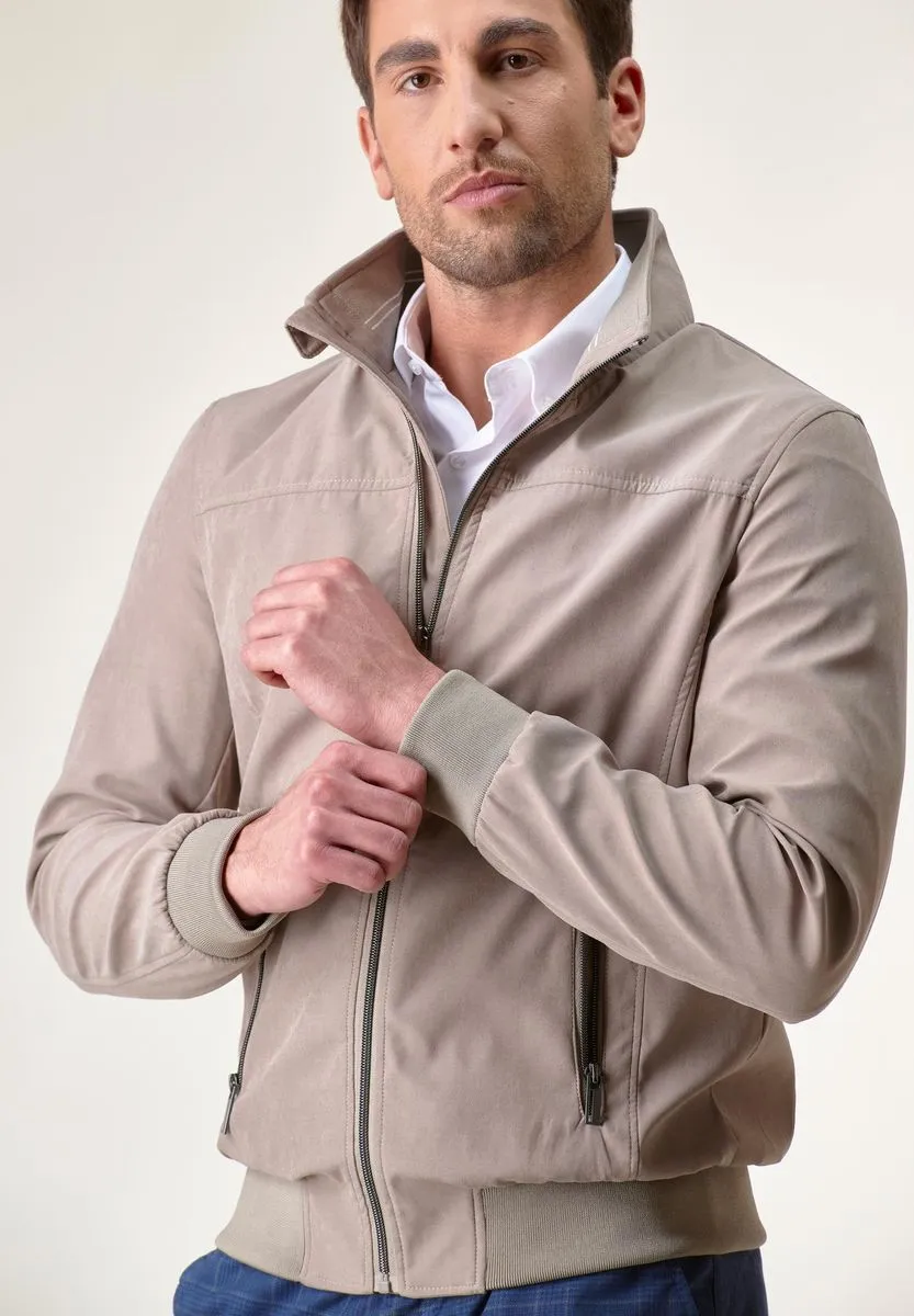 Bomber fango coreano twill mano-pesca