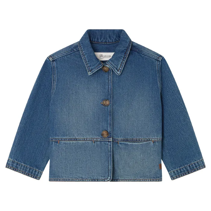 Bonpoint Child Clarity Jacket Denim Blue