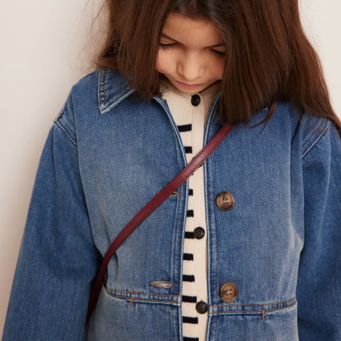 Bonpoint Child Clarity Jacket Denim Blue