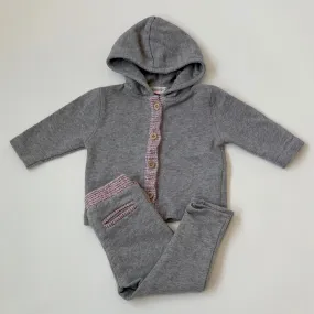 Bonpoint Grey Cotton Set: 6 Months