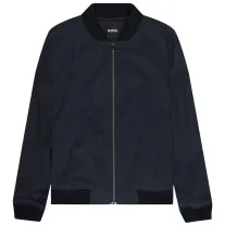 BOSS P-Hanry Nylon Bomber Jacket Navy