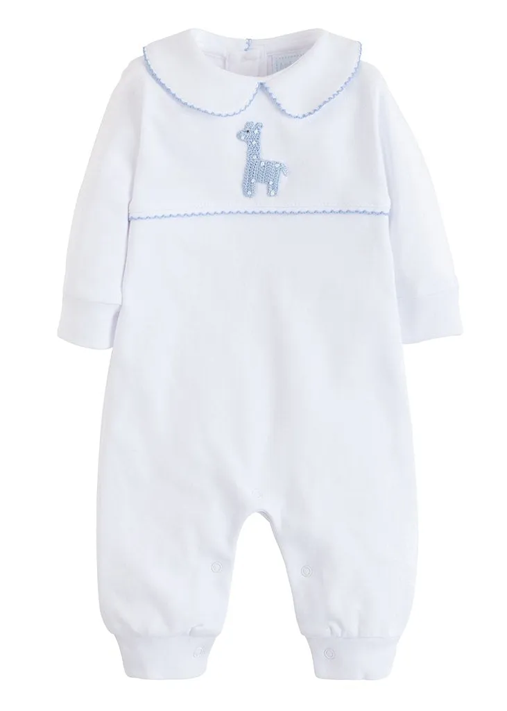 Boy Giraffe Crochet Playsuit