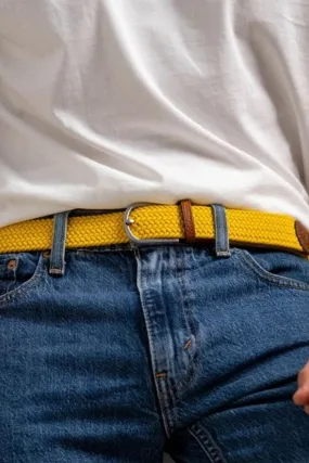 Braid Belt in Imperial Yellow    