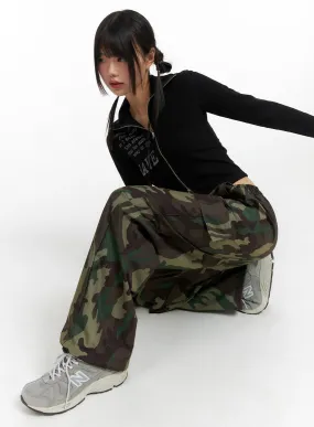 Camo Cargo Baggy Pants (UNISEX) CF423