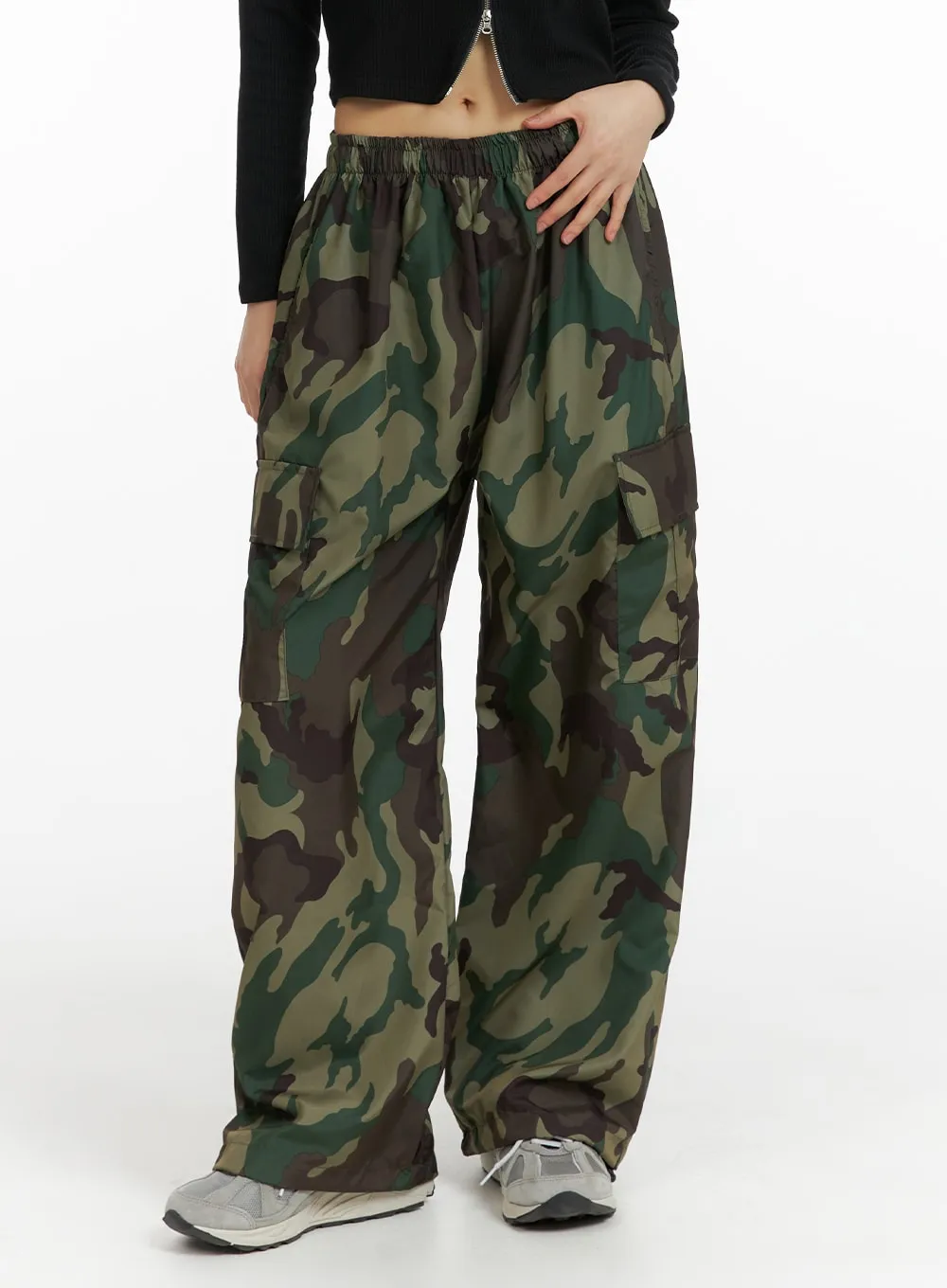 Camo Cargo Baggy Pants (UNISEX) CF423