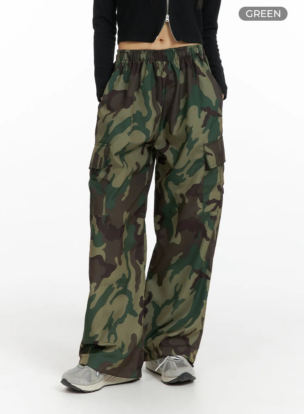 Camo Cargo Baggy Pants (UNISEX) CF423