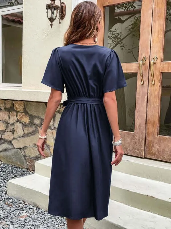 Casual Short Women Midi Dress