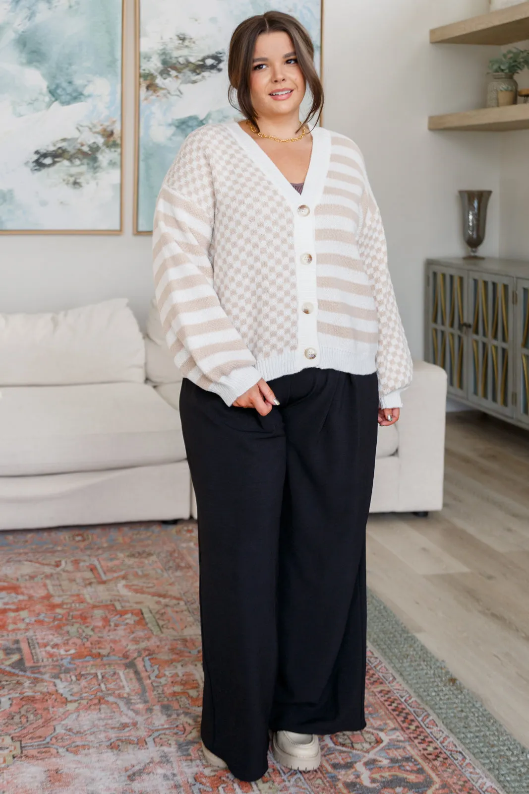 Chiara Contrast Cardigan