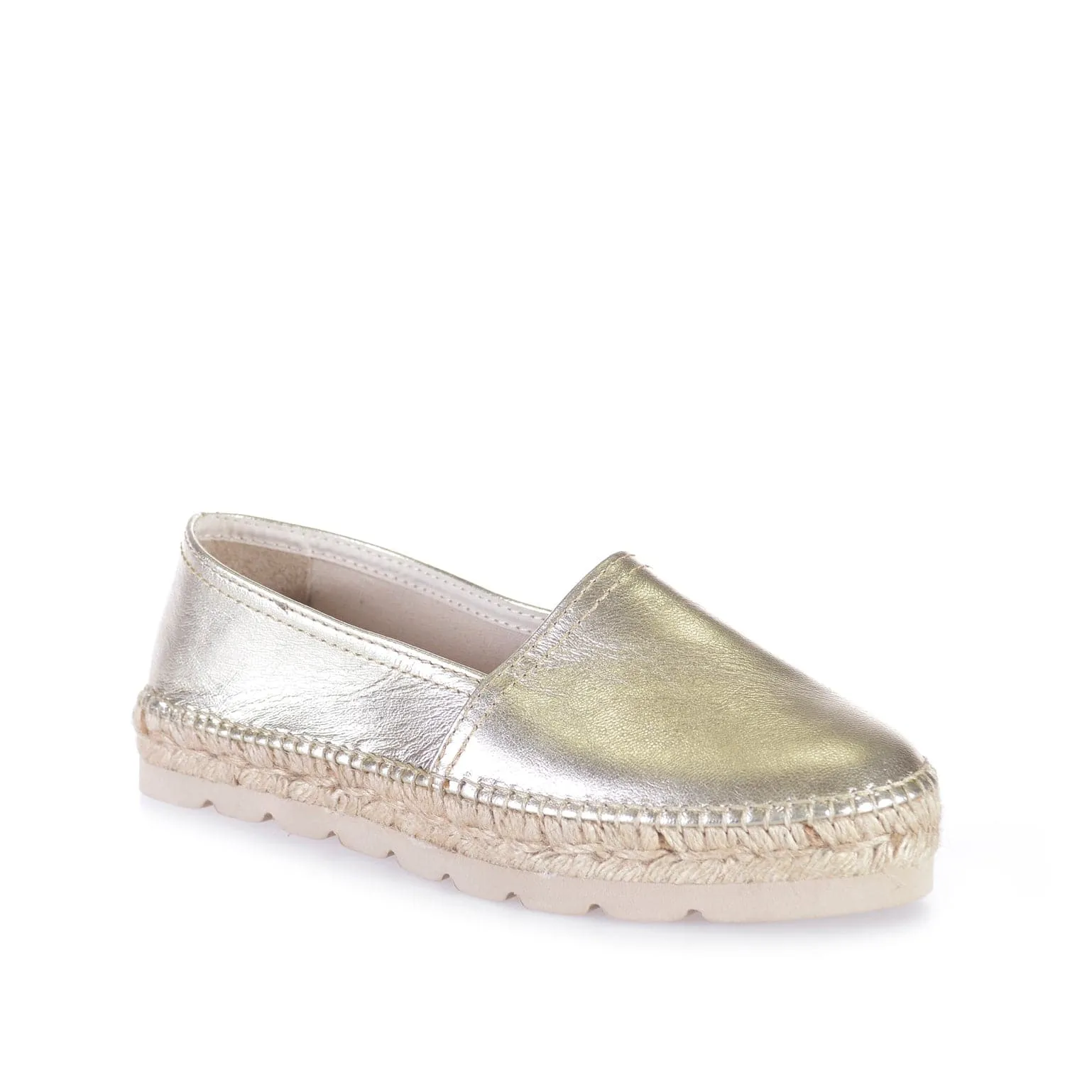 Closed Toe Leather Espadrilles for Women - Alma-P