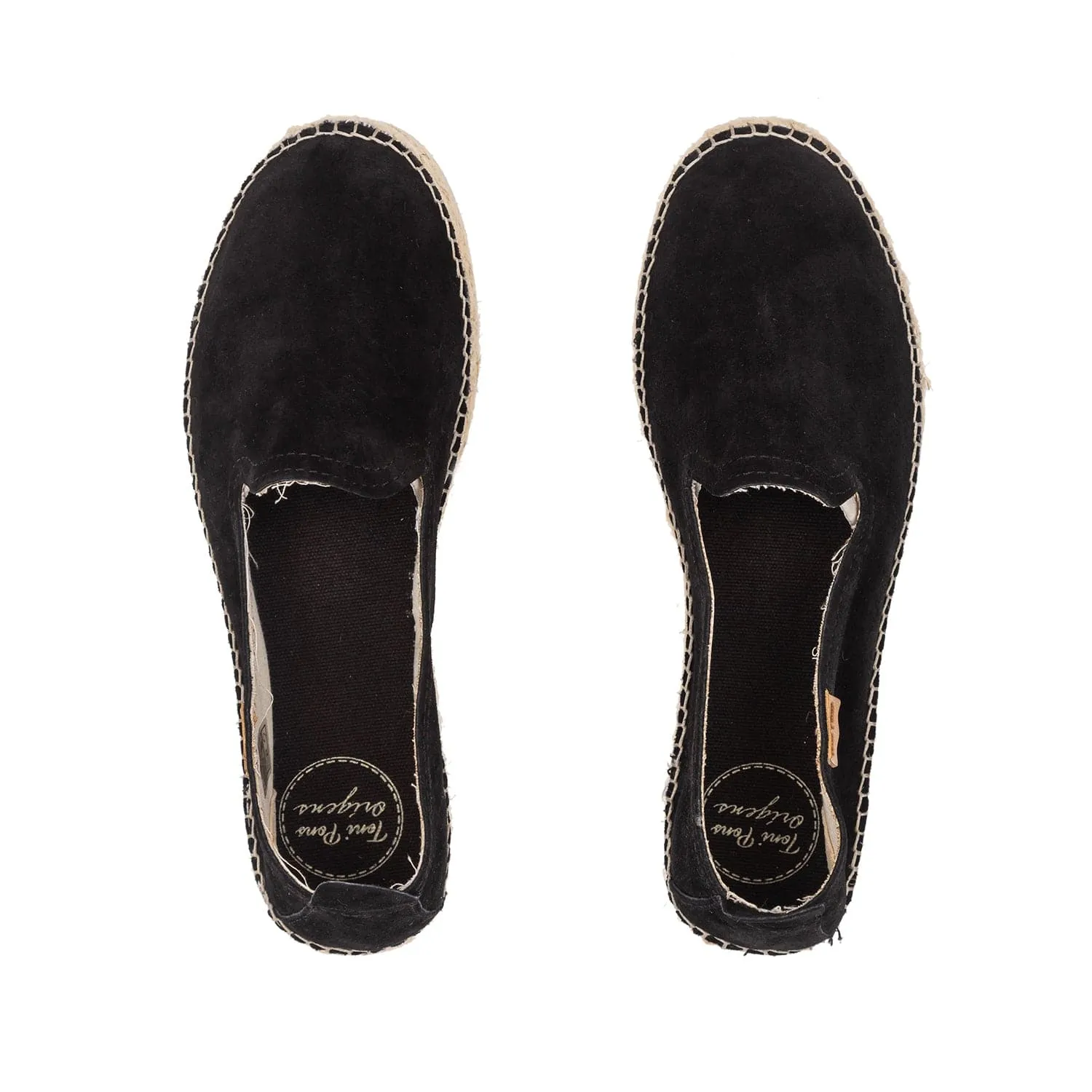 Closed Toe Suede Leather Espadrilles for Women - Aurem