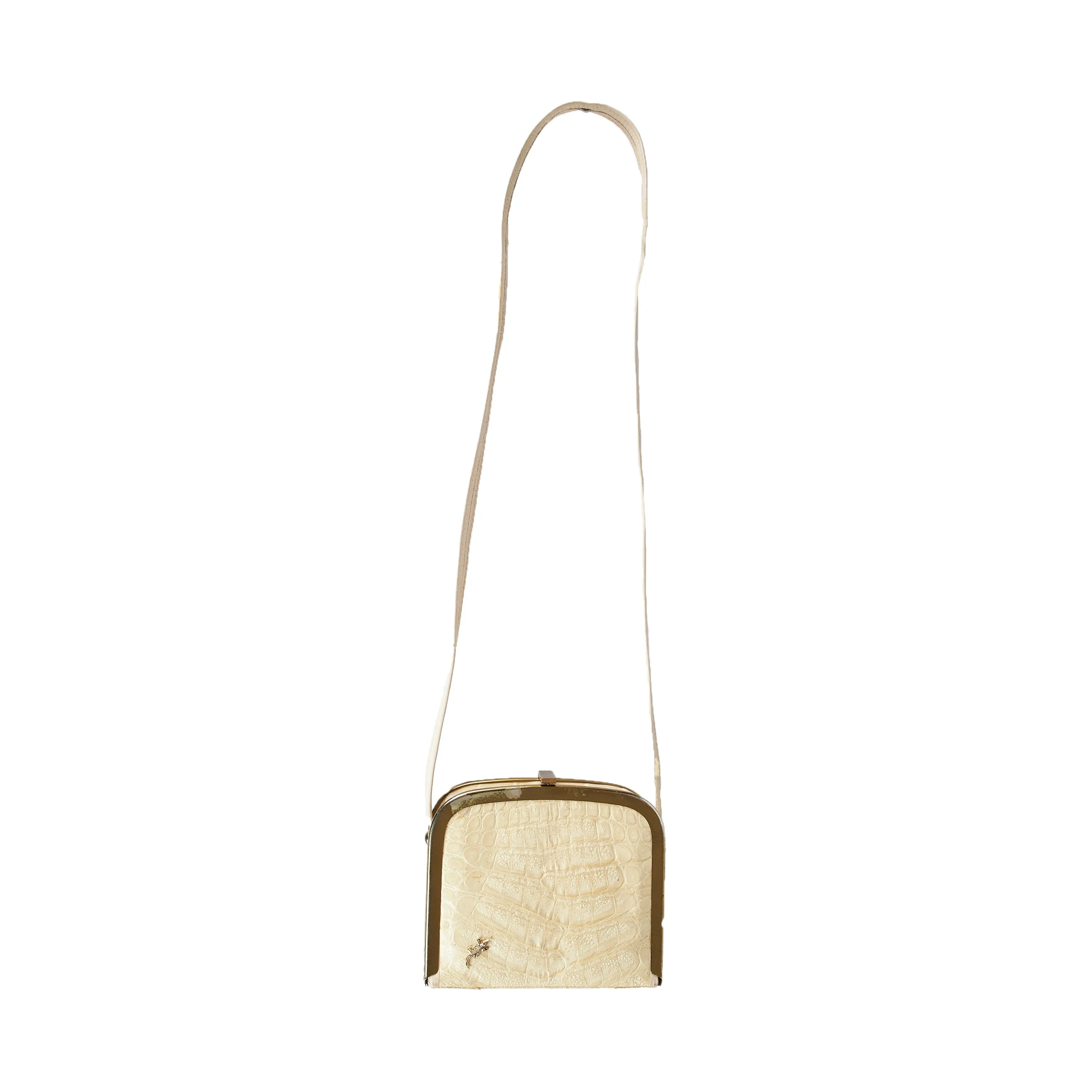 Collection Privée Croc-Embossed Crossbody Bag - '10s