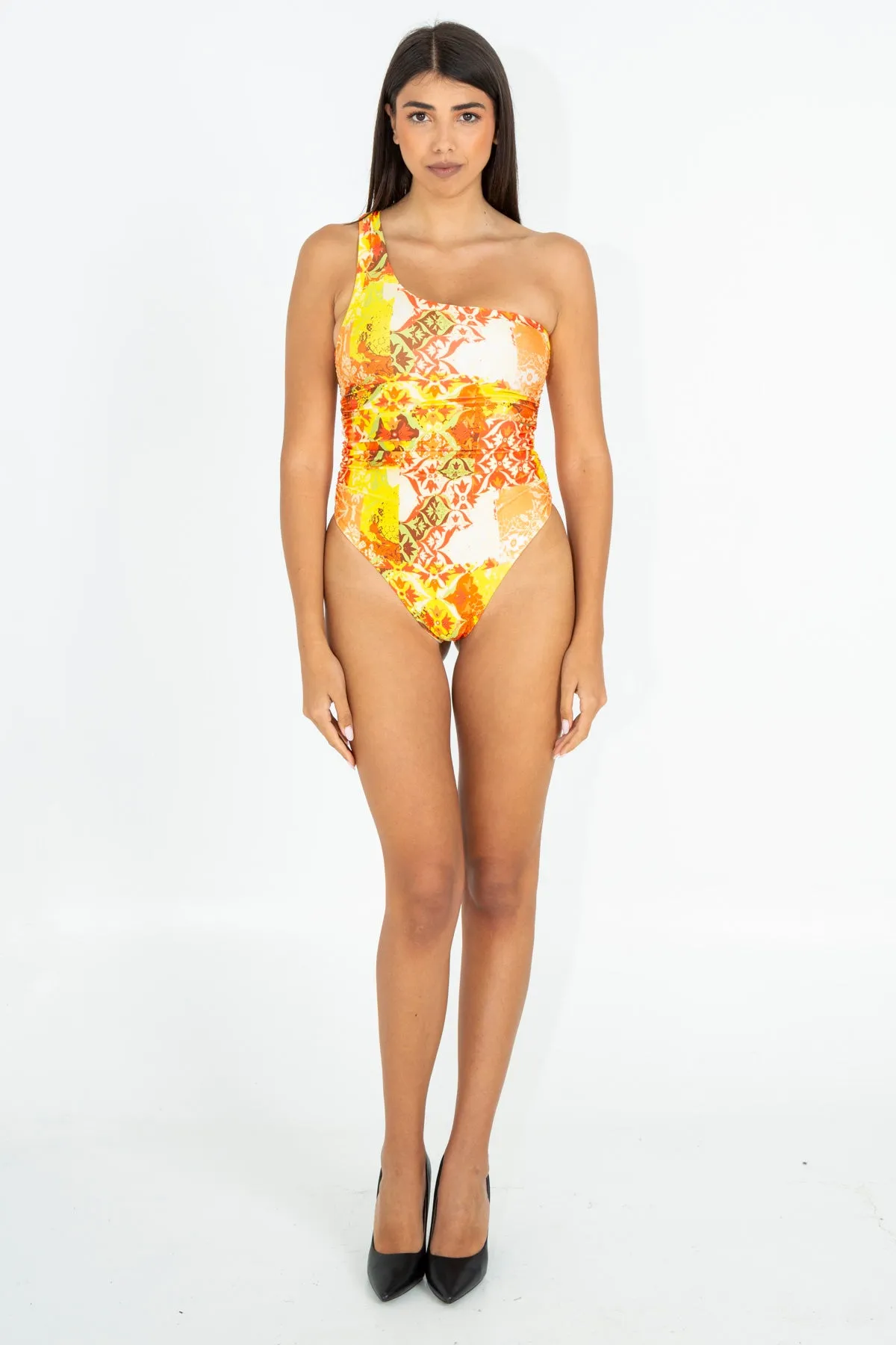 Costume intero monokini monospalla