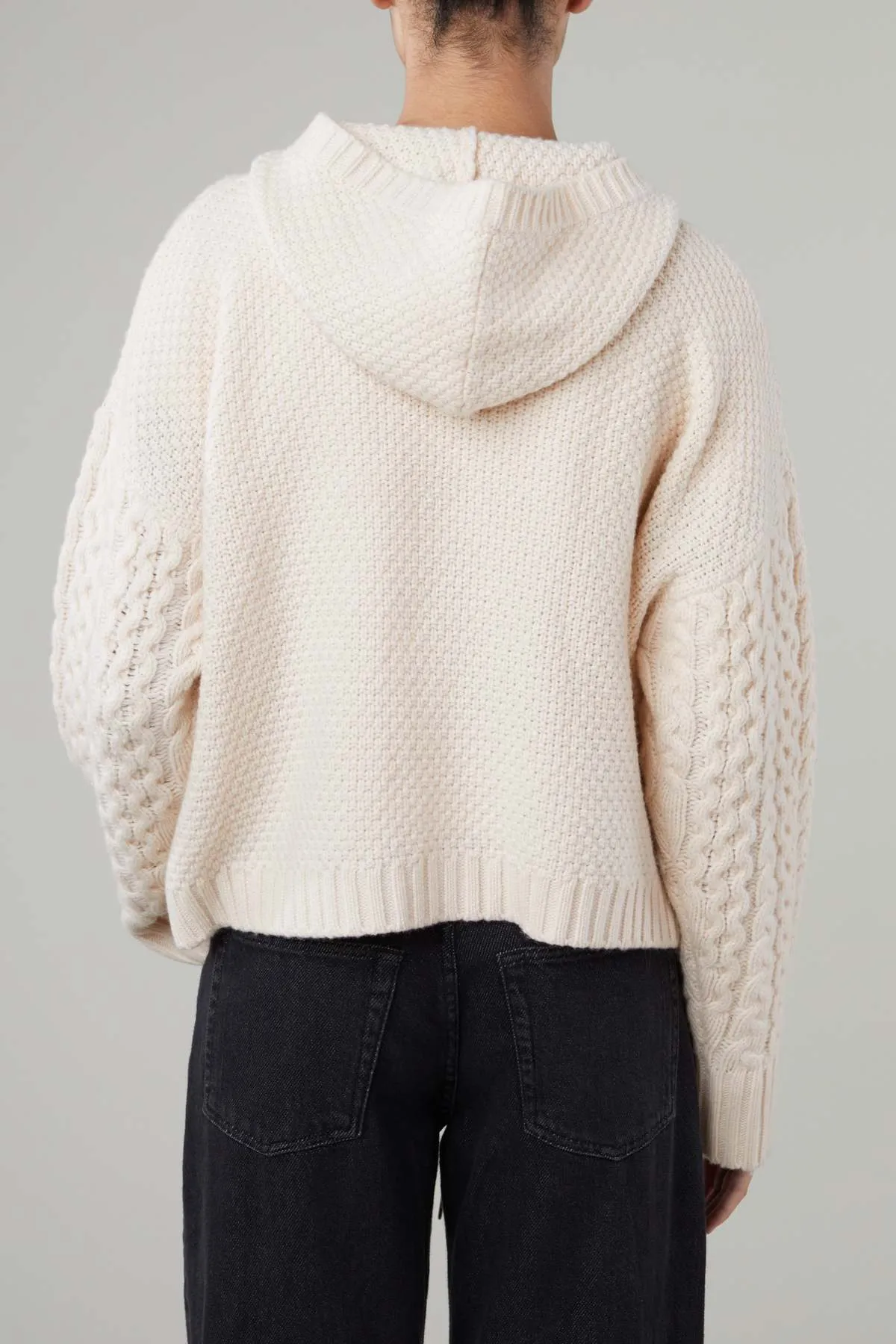 Dakota Zip Sweater - Cream