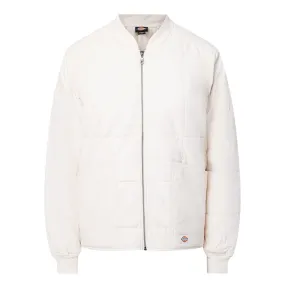 DICKIES Quilted Bomber Jacket - Ivory