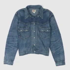 Double RL Lightweight Western Denim Jacket