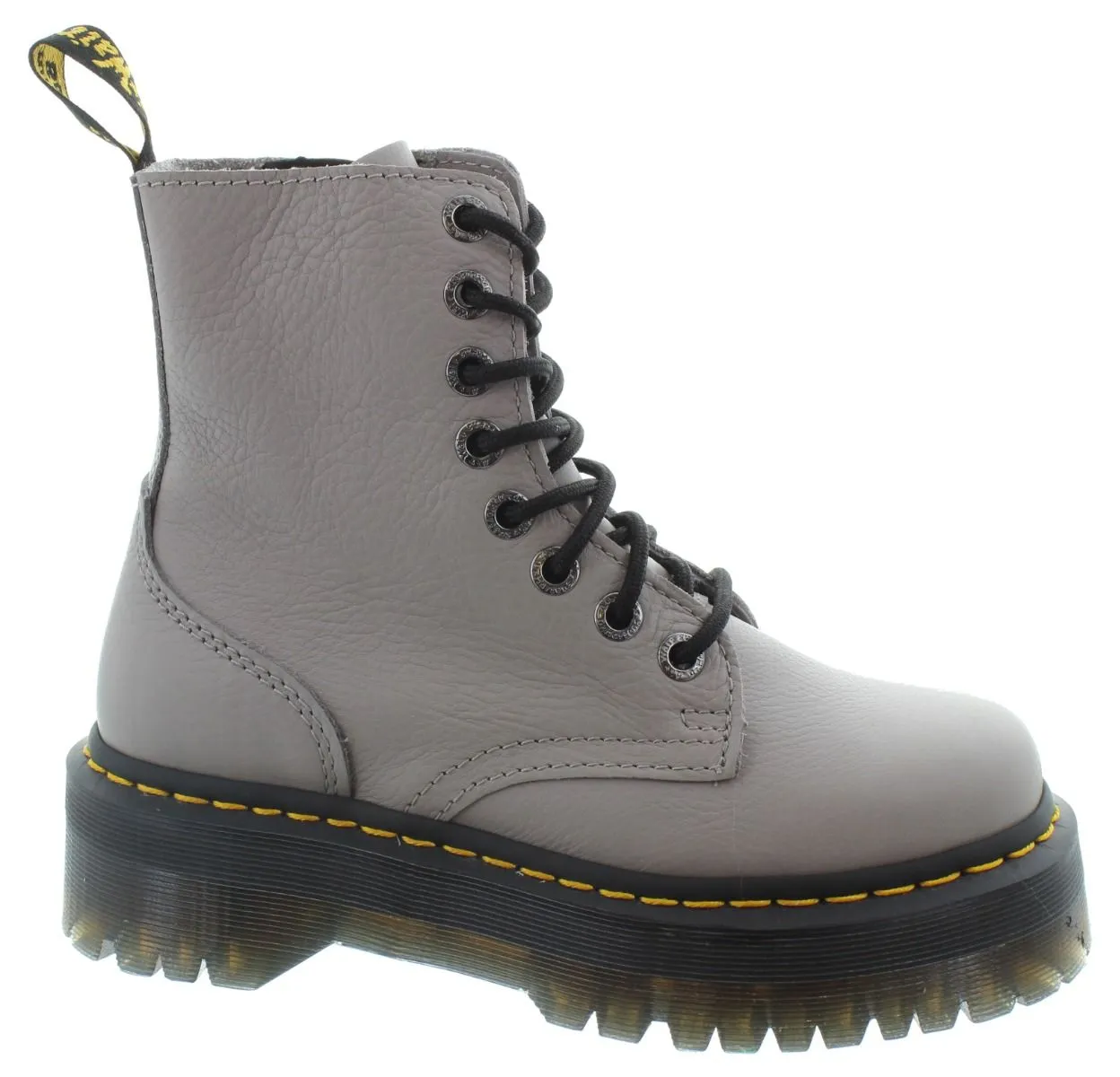 DR MARTENS Adults Jadon 3 Platform Boots In Grey