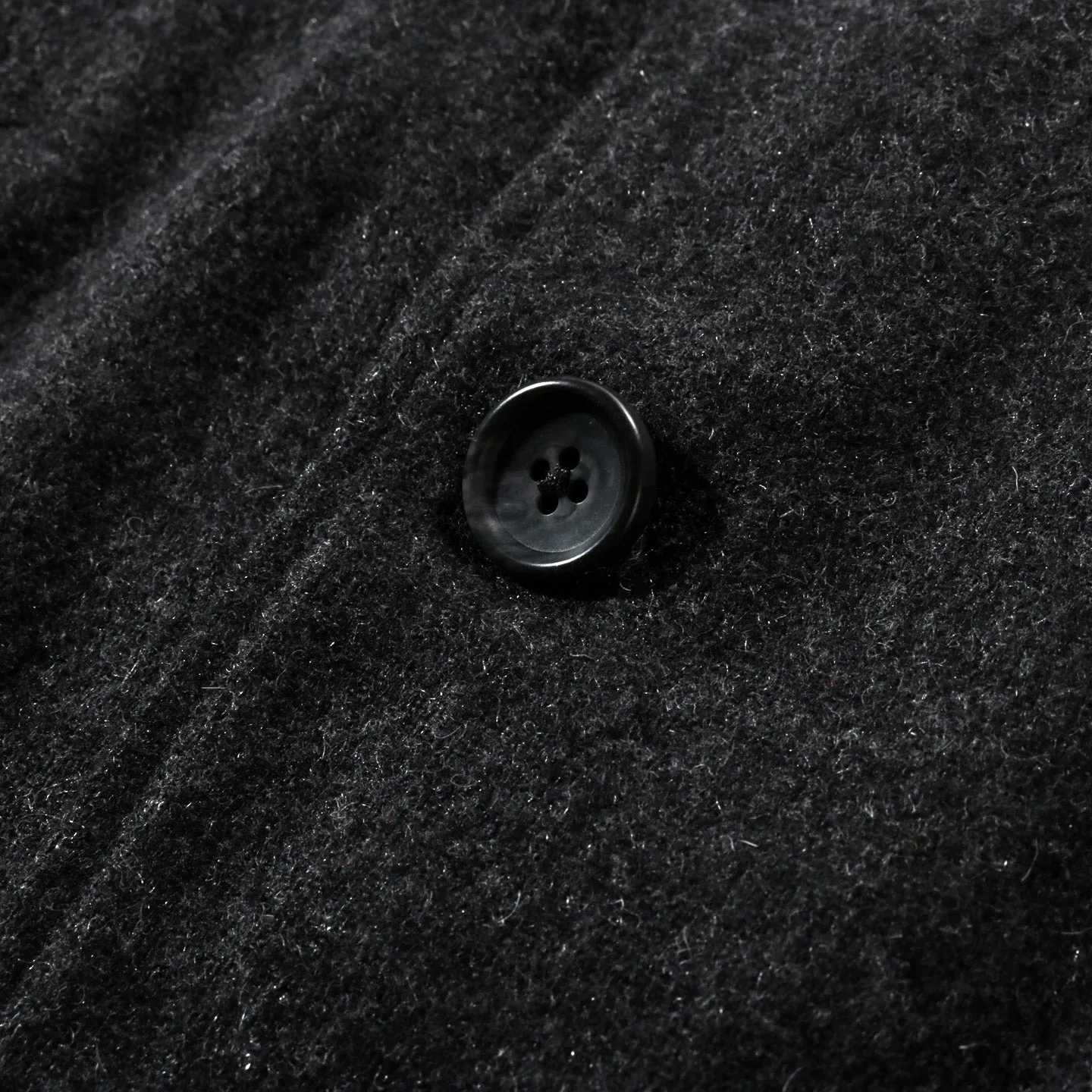 ENGINEERED GARMENTS ANDOVER JACKET GREY SOLID POLY WOOL FLANNEL