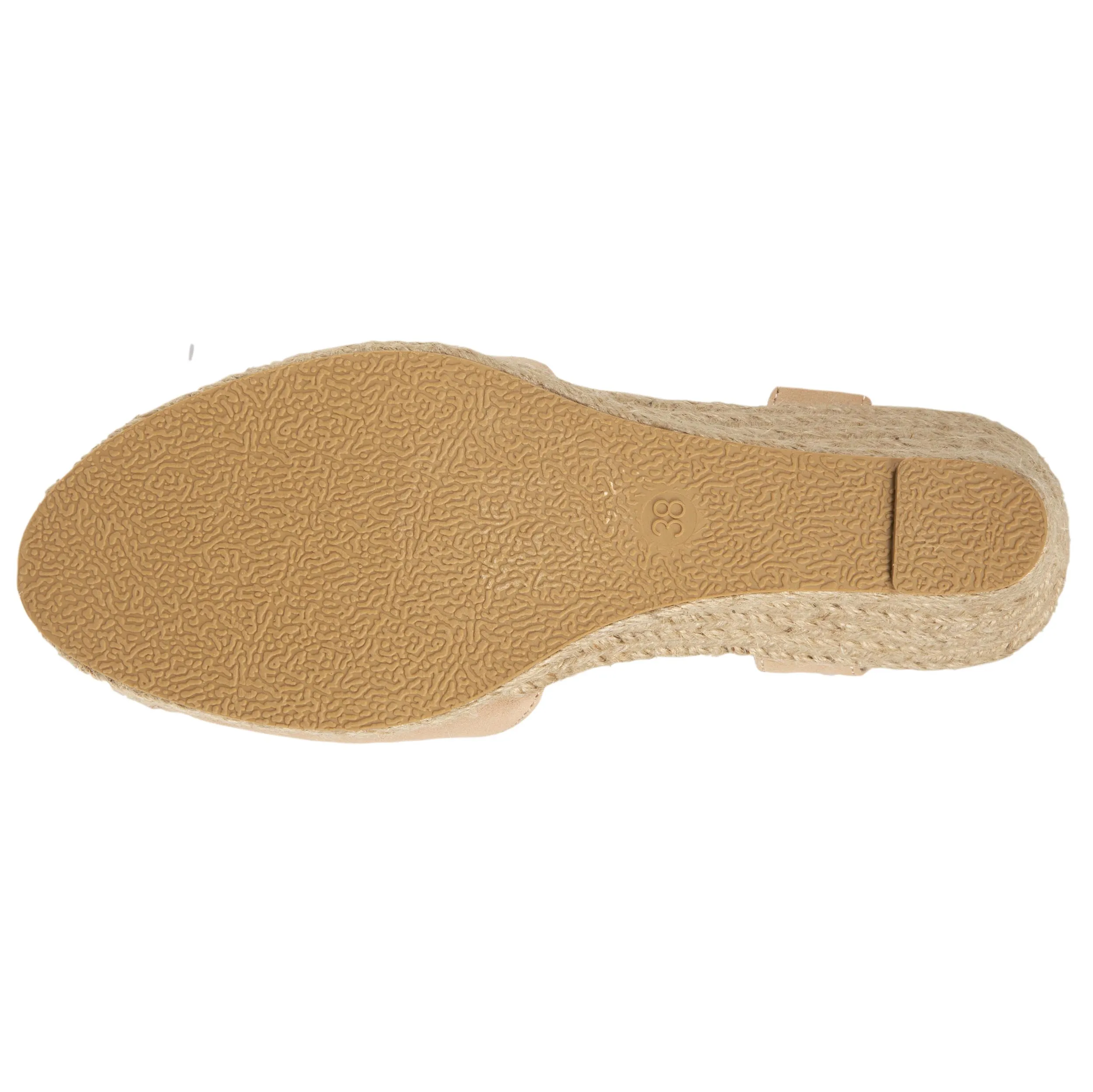 Espadrilles fermées Femme talon Nude