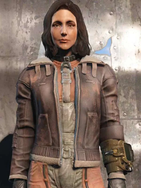 Fallout 4 Armor Brown Leather Jacket - New American Jackets