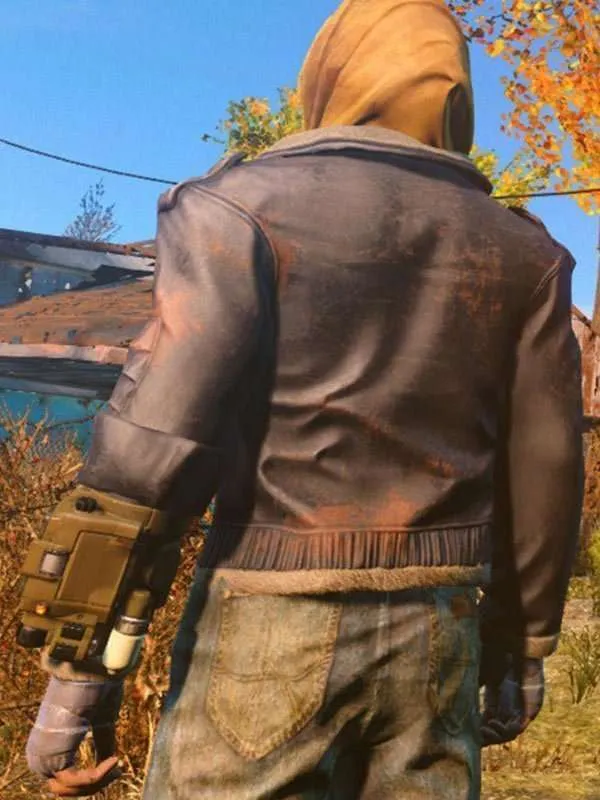 Fallout 4 Armor Brown Leather Jacket - New American Jackets