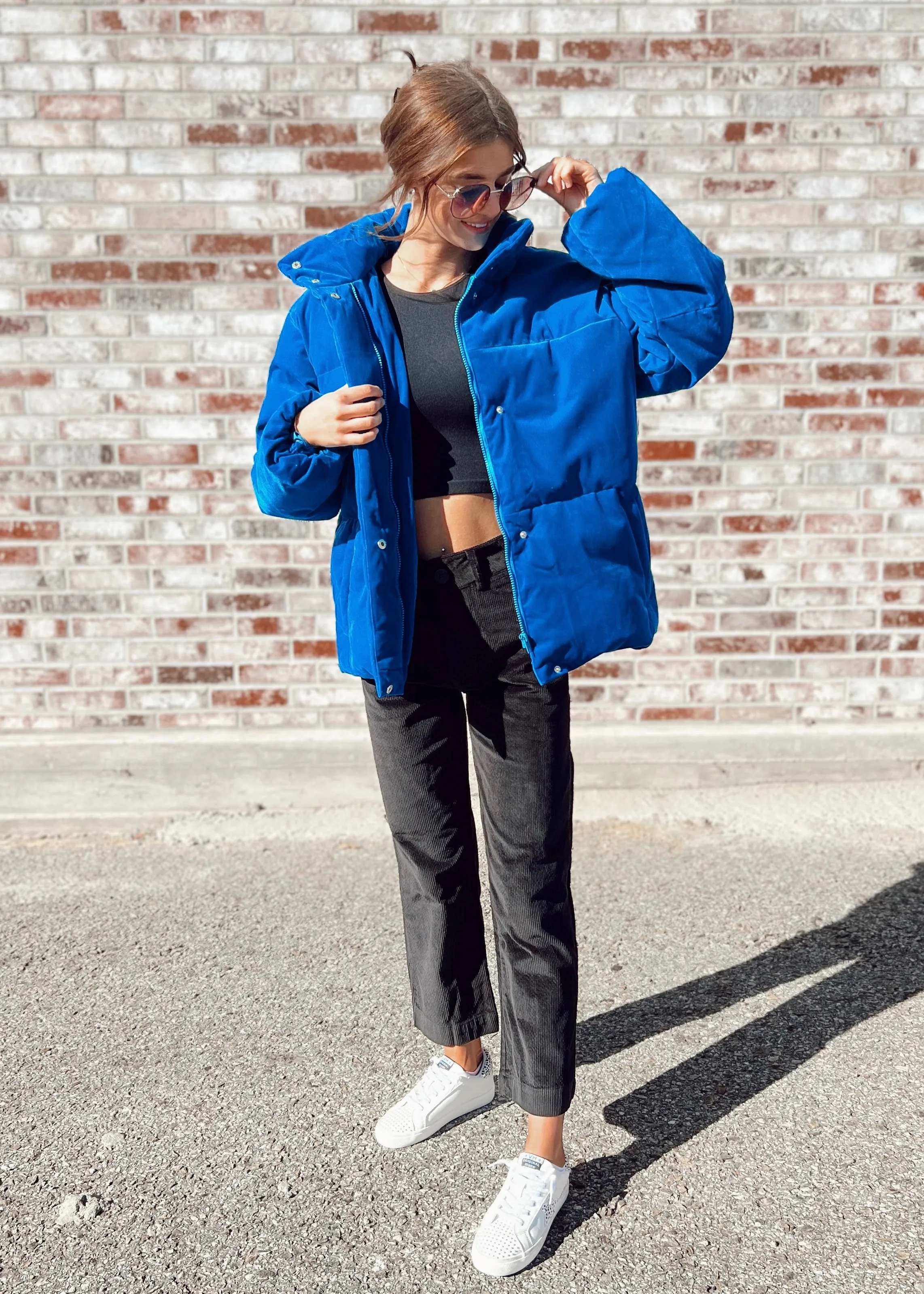 FRNCH Lior Puff Jacket | Bleu