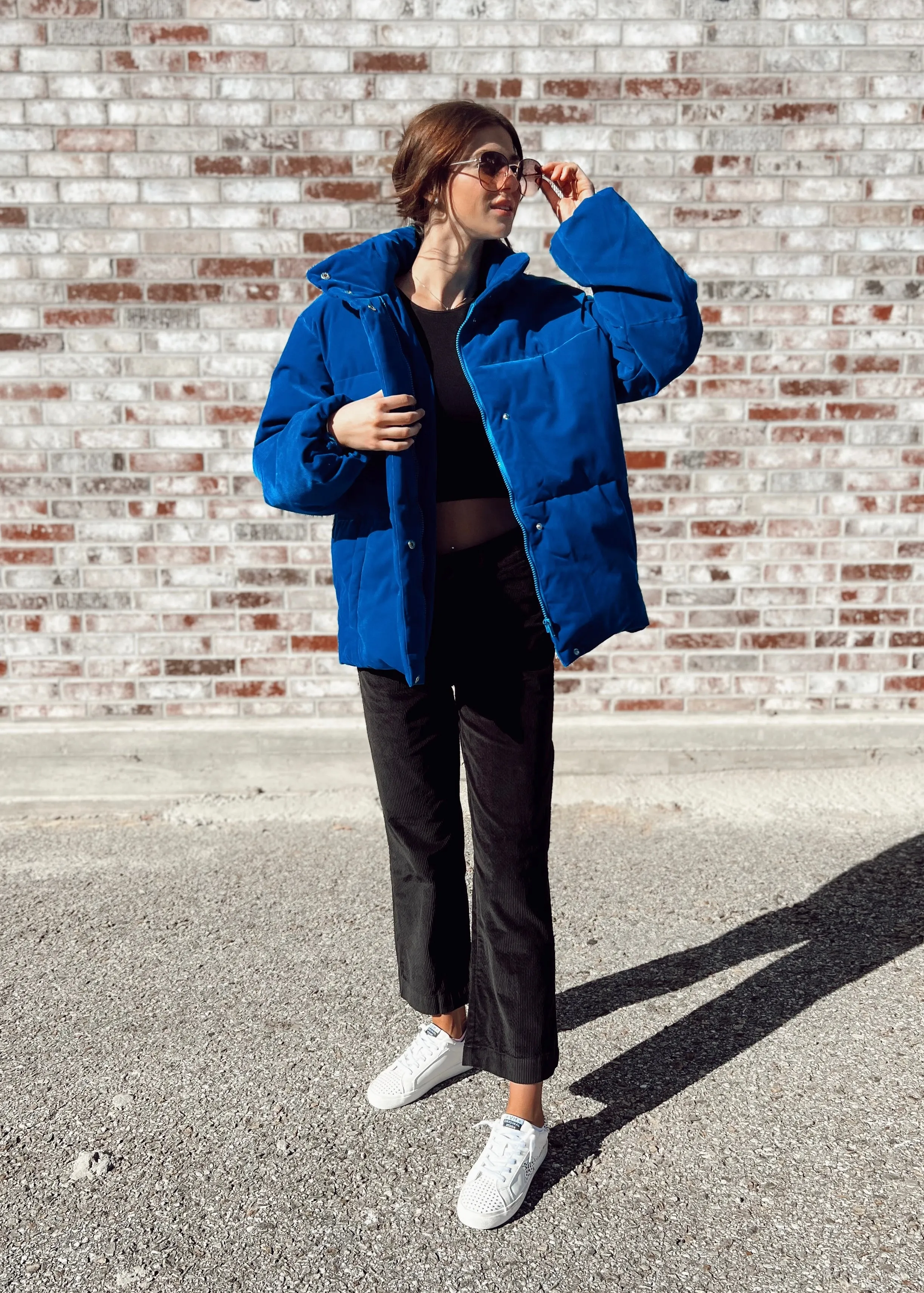 FRNCH Lior Puff Jacket | Bleu