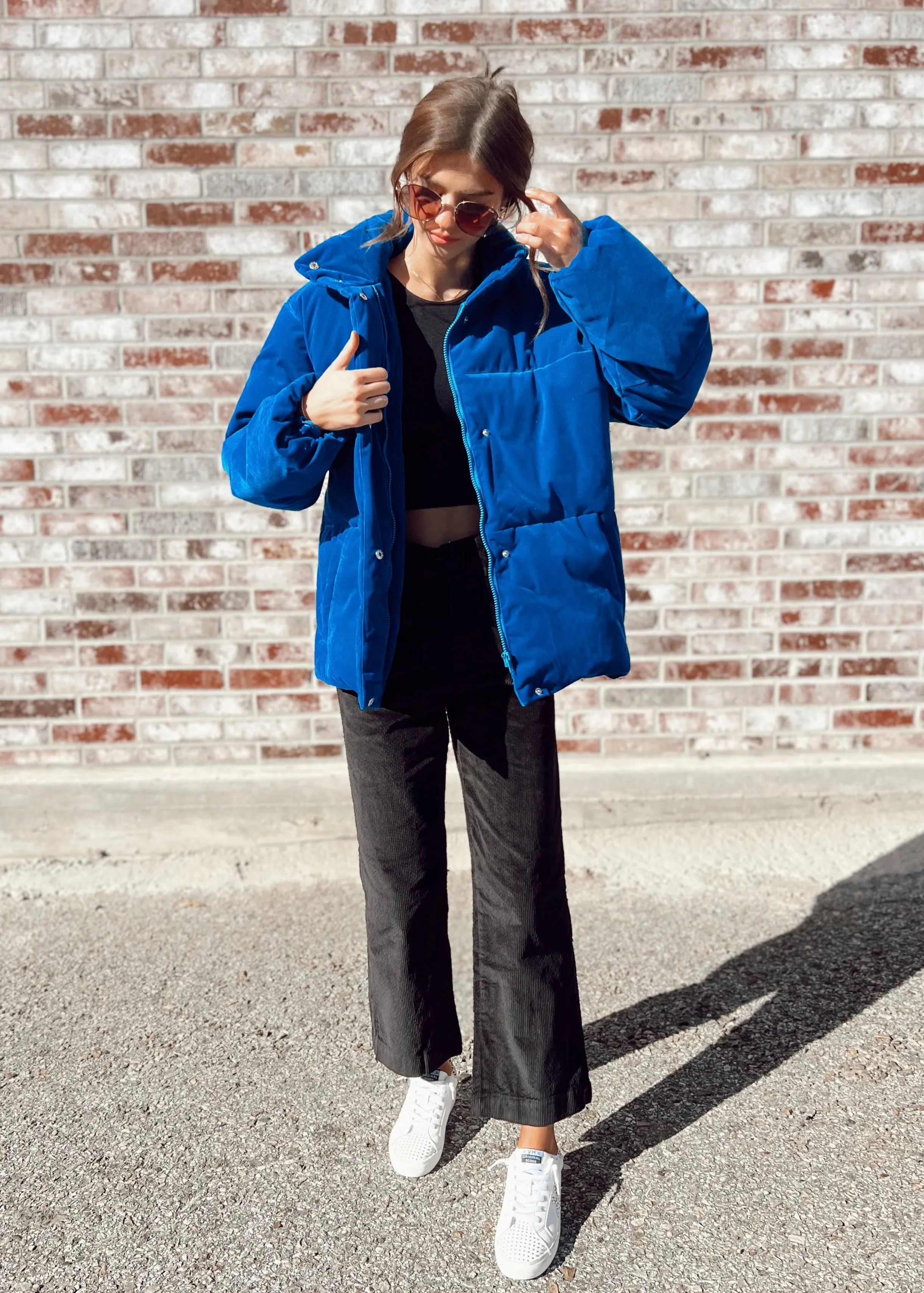 FRNCH Lior Puff Jacket | Bleu