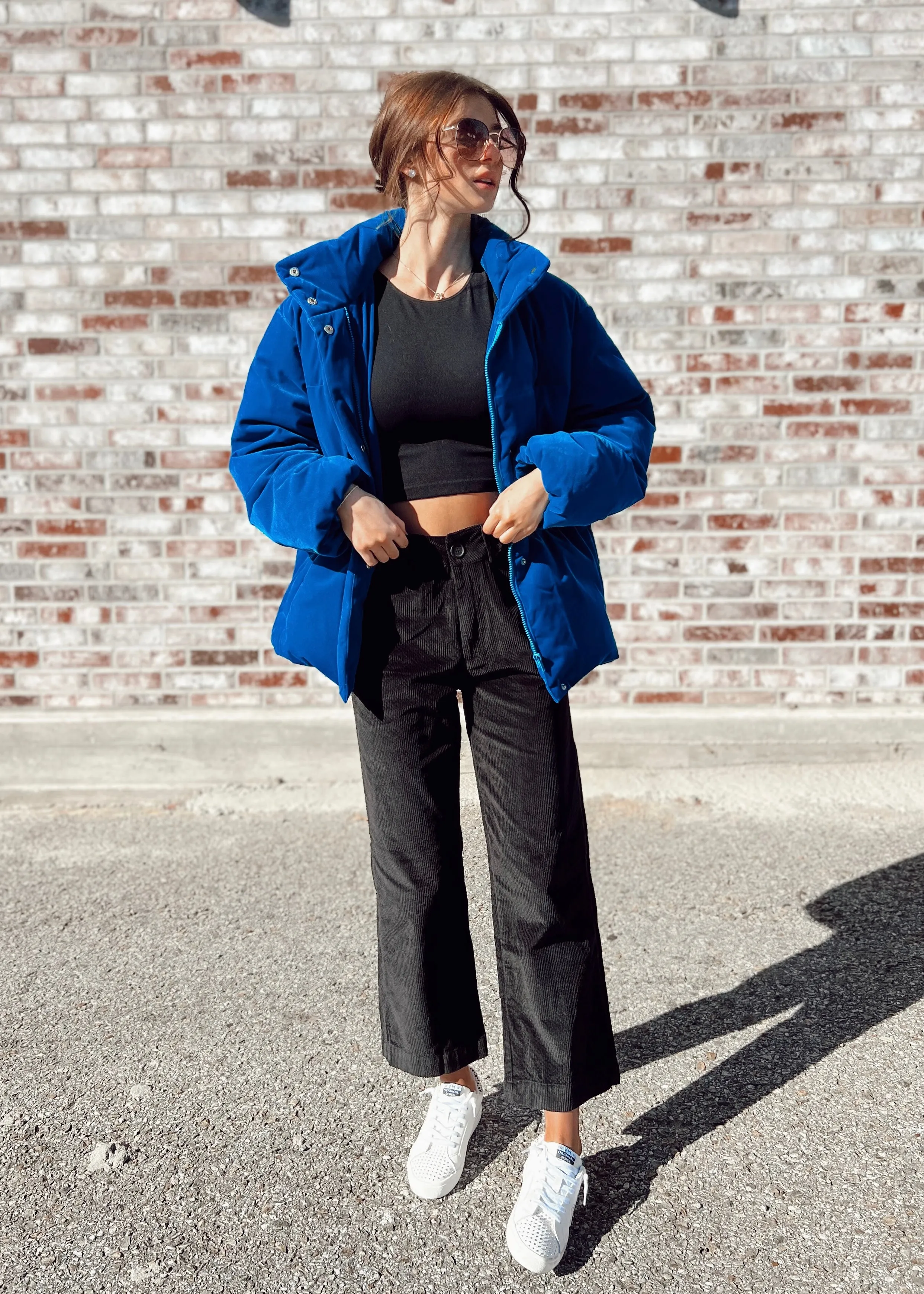 FRNCH Lior Puff Jacket | Bleu