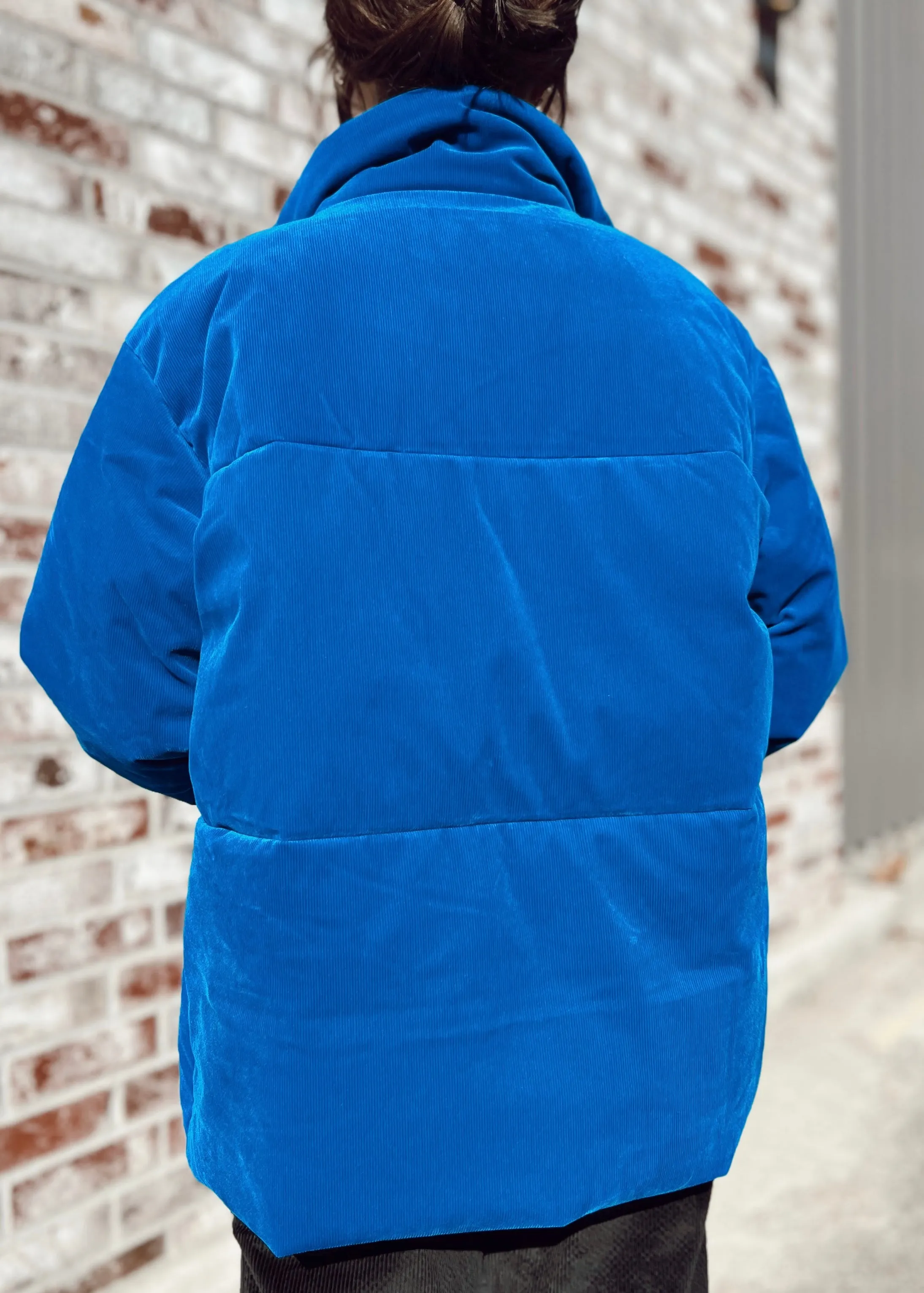 FRNCH Lior Puff Jacket | Bleu