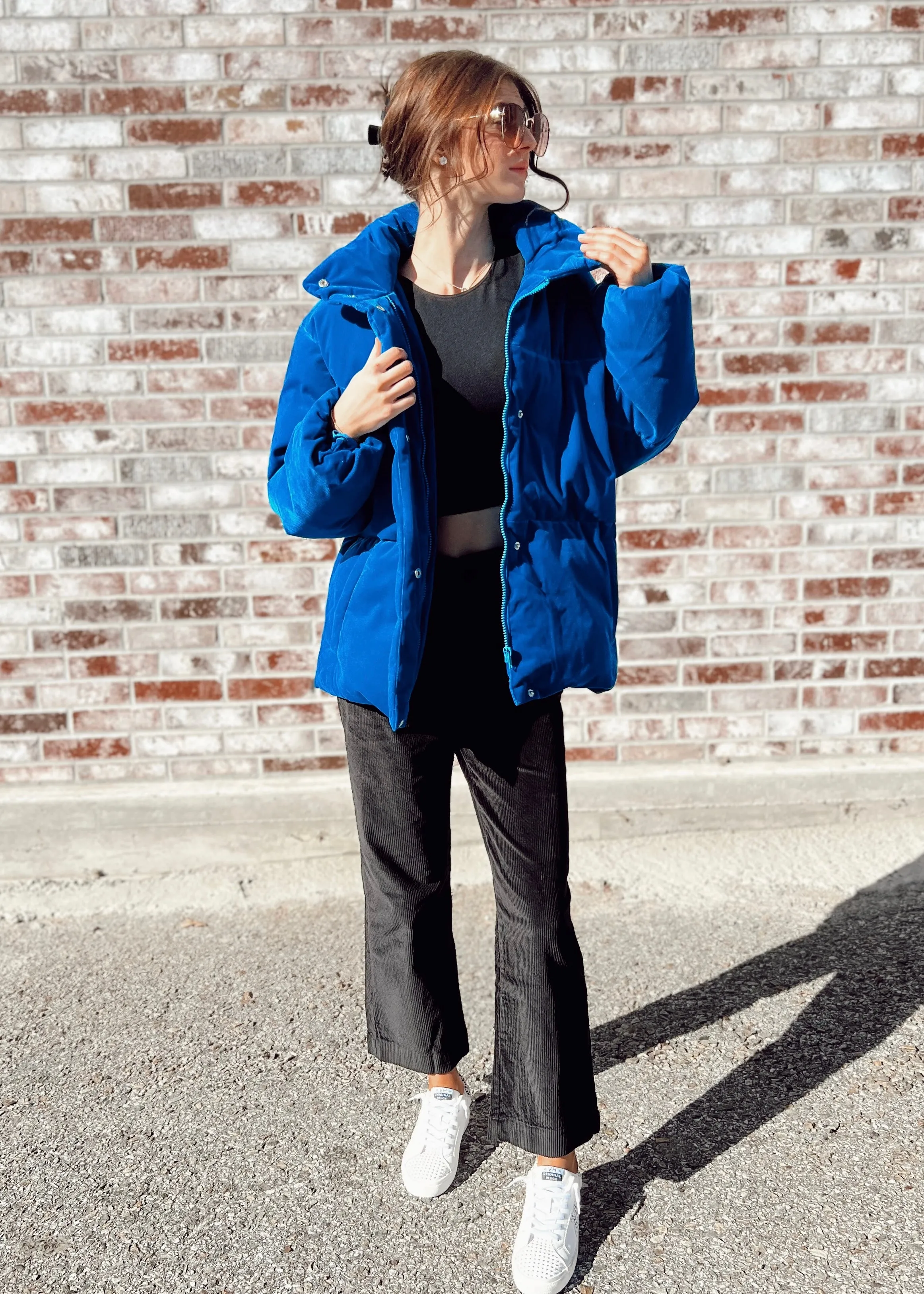 FRNCH Lior Puff Jacket | Bleu