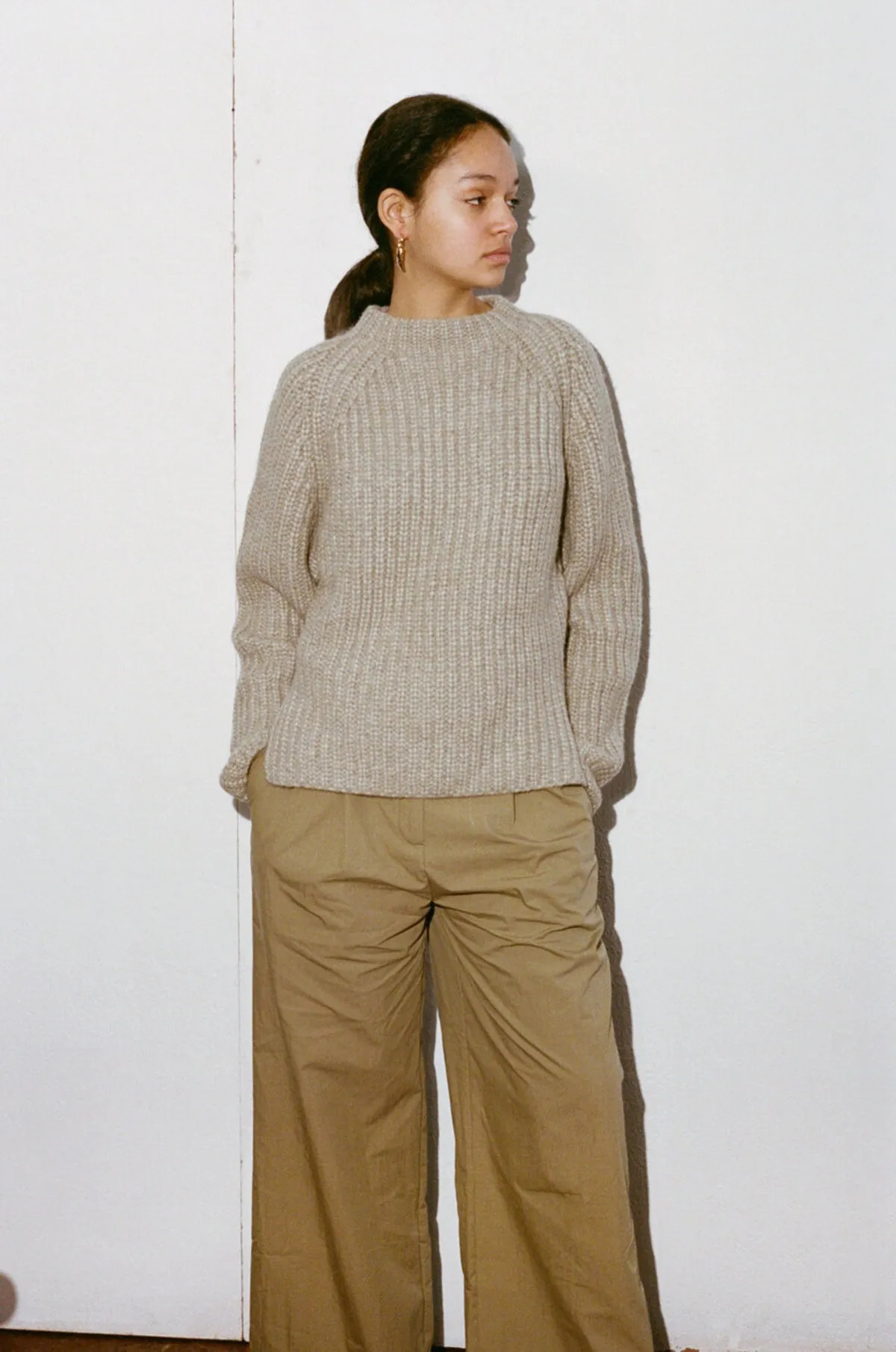 Fuerza Sweater - Melange Beige