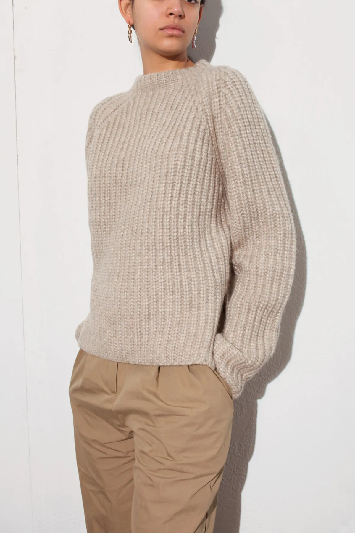 Fuerza Sweater - Melange Beige